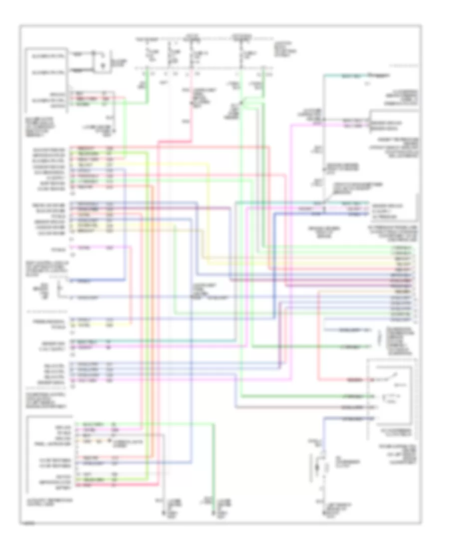 Automatic A C Wiring Diagram 1 of 2 for Dodge Intrepid R T 2002