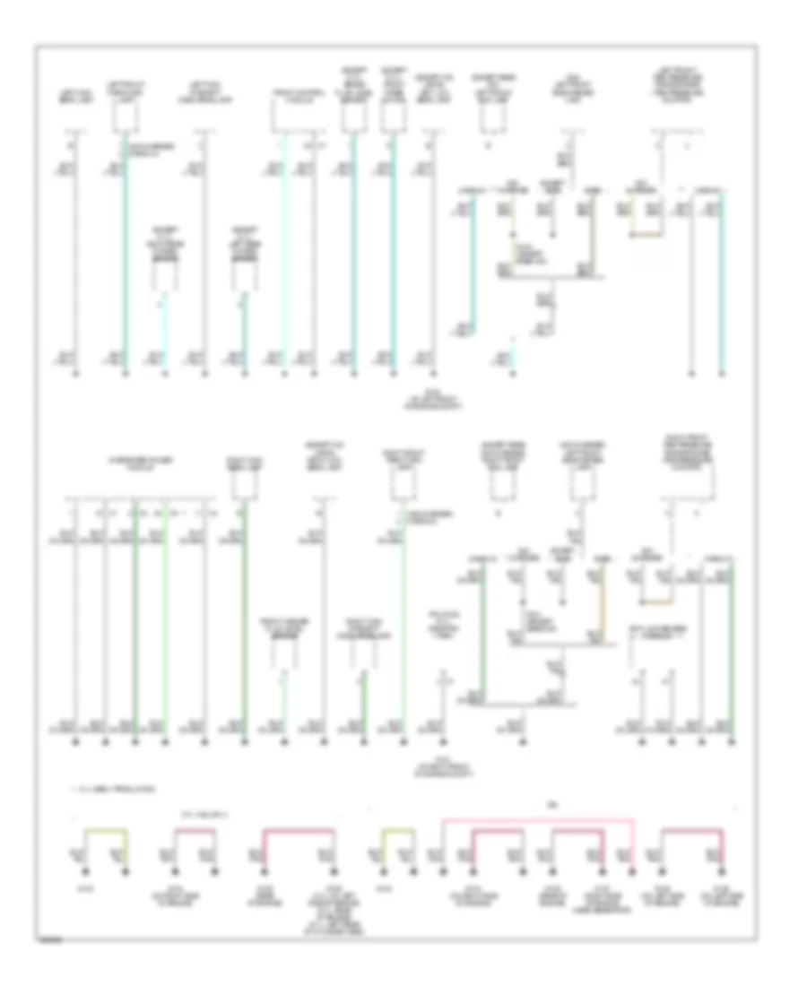 Ground Distribution Wiring Diagram 1 of 4 for Dodge Charger R T 2006