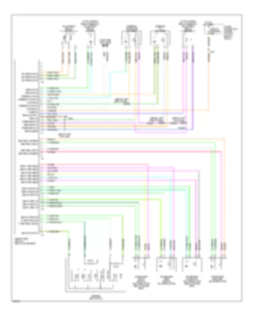 Memory Systems Wiring Diagram 1 of 2 for Dodge Charger R T 2006