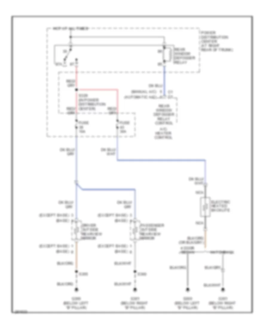 Defoggers Wiring Diagram for Dodge Charger R T 2008
