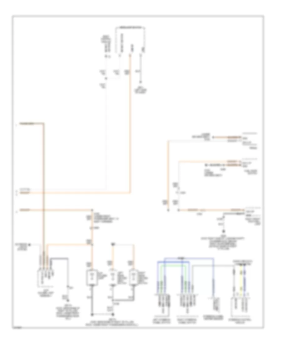 Instrument Illumination Wiring Diagram 2 of 2 for Dodge Charger R T 2012