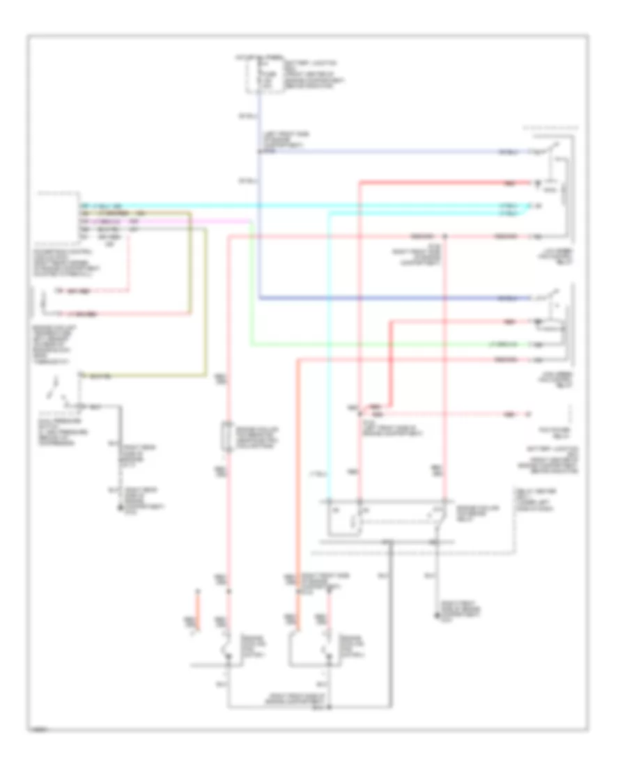 Cooling Fan Wiring Diagram for Ford Taurus SEL 2001