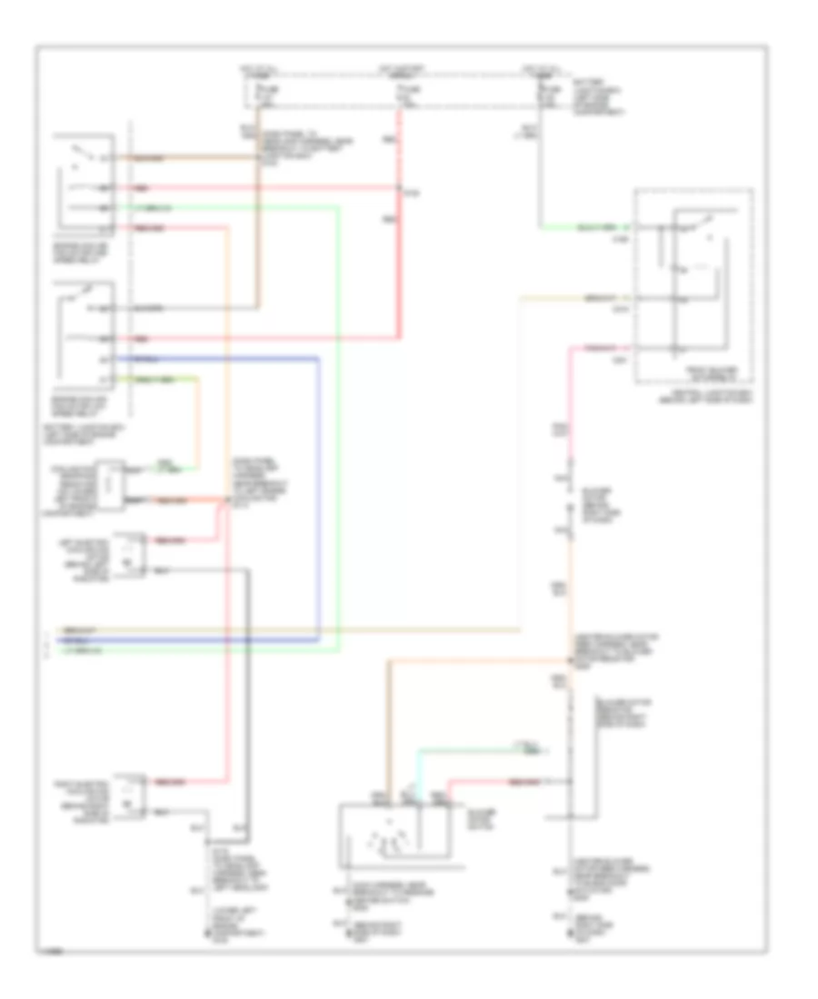 Manual A C Wiring Diagram 2 of 2 for Ford Windstar LX 2001