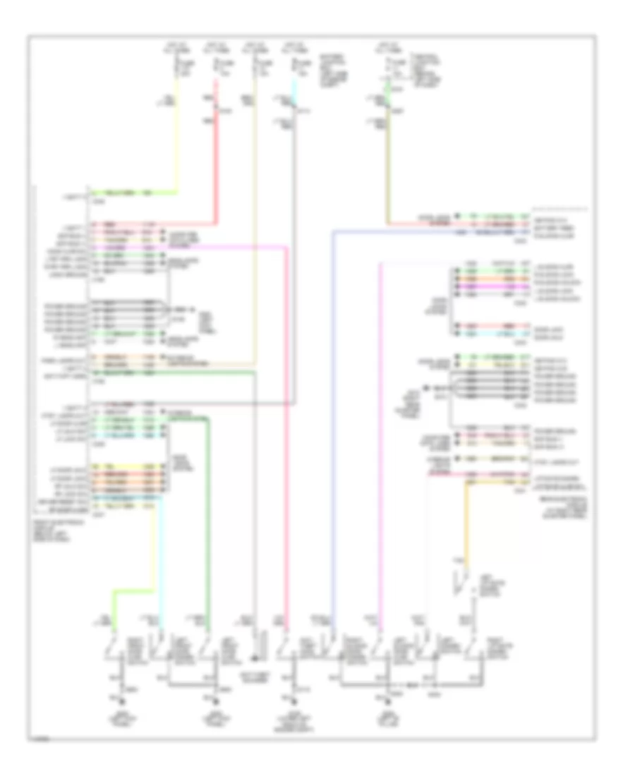 Forced Entry Wiring Diagram for Ford Windstar LX 2001