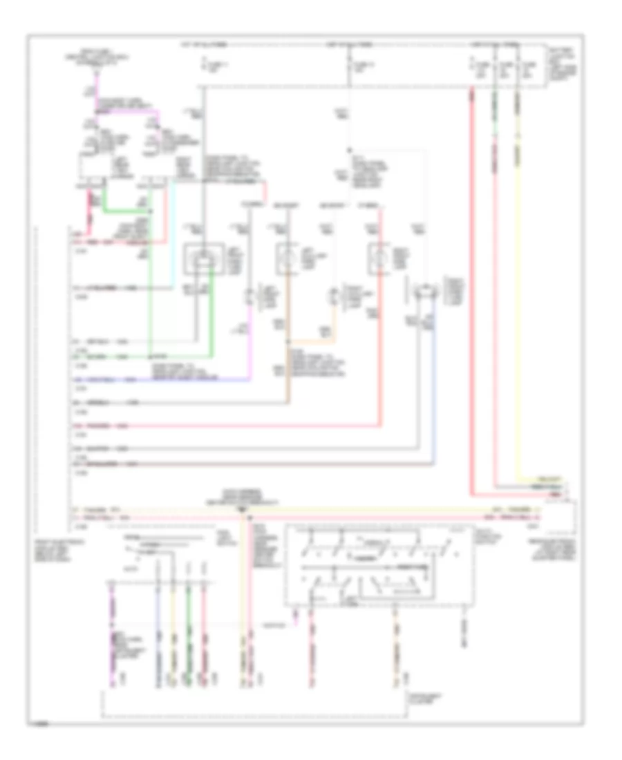 Exterior Lamps  Trailer connector Wiring Diagram 1 of 2 for Ford Windstar LX 2001