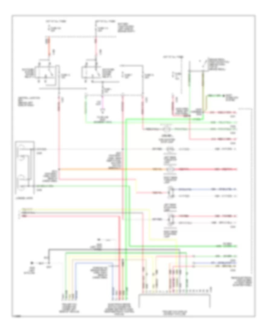 Exterior Lamps  Trailer connector Wiring Diagram 2 of 2 for Ford Windstar LX 2001