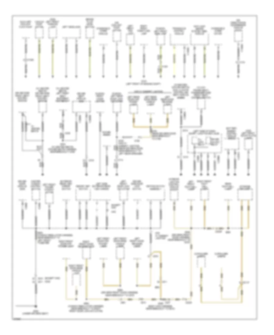 Ground Distribution Wiring Diagram Hybrid 2 of 3 for Ford Fusion Hybrid 2012