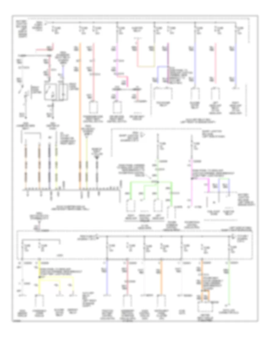 Power Distribution Wiring Diagram Hybrid 2 of 4 for Ford Fusion Hybrid 2012