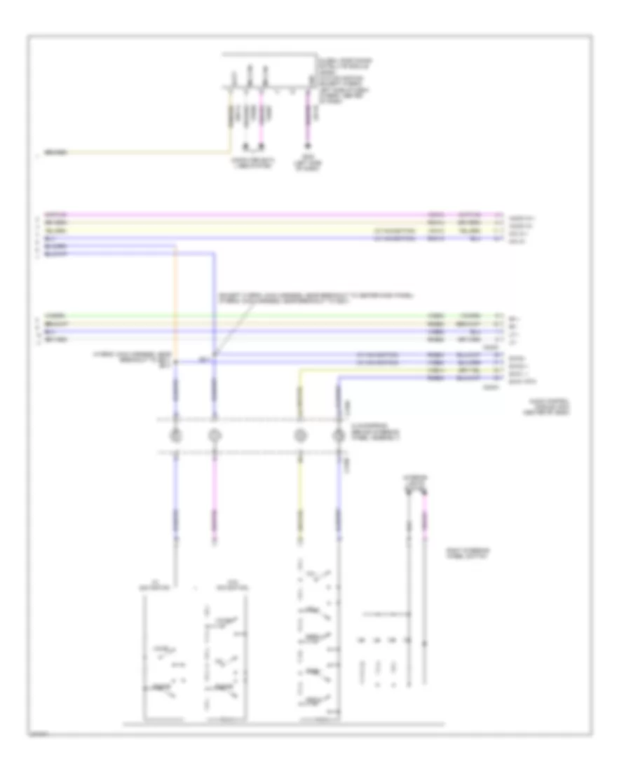 SYNC Radio Wiring Diagram 2 of 2 for Ford Fusion Hybrid 2012