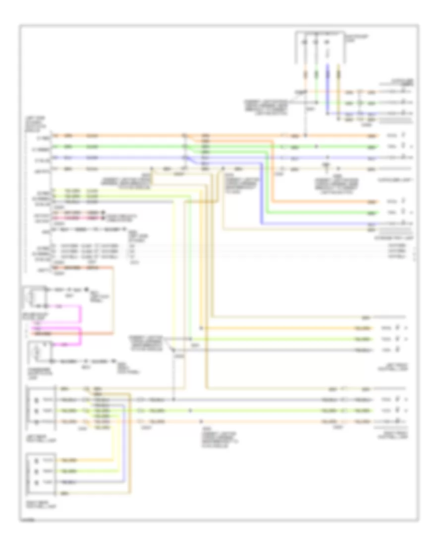 Courtesy Lamps Wiring Diagram 2 of 3 for Ford Edge SE 2011