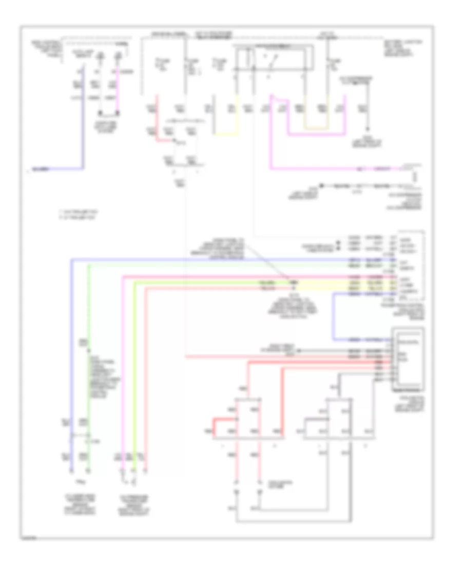 Automatic A C Wiring Diagram 3 of 3 for Ford Edge SEL 2011