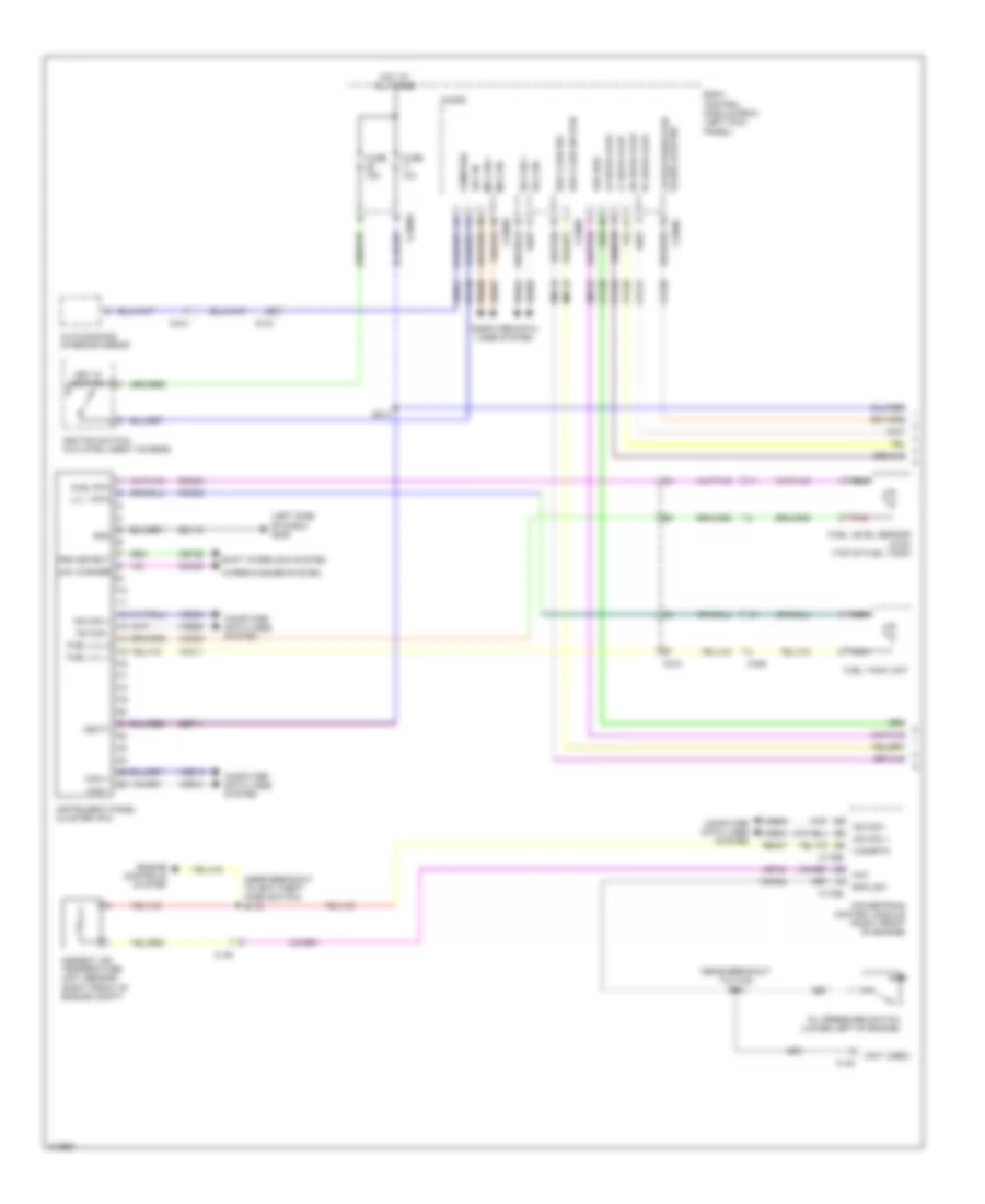 Instrument Cluster Wiring Diagram 1 of 2 for Ford Edge SEL 2011