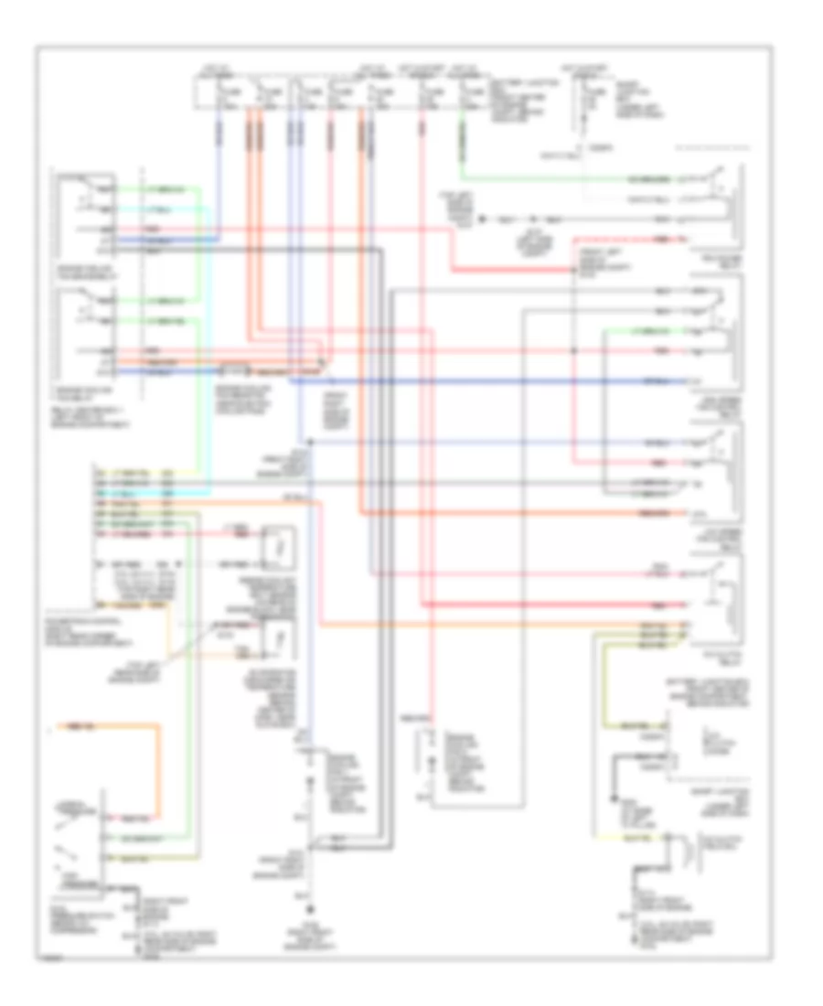 Manual A C Wiring Diagram 2 of 2 for Ford Taurus SE 2004