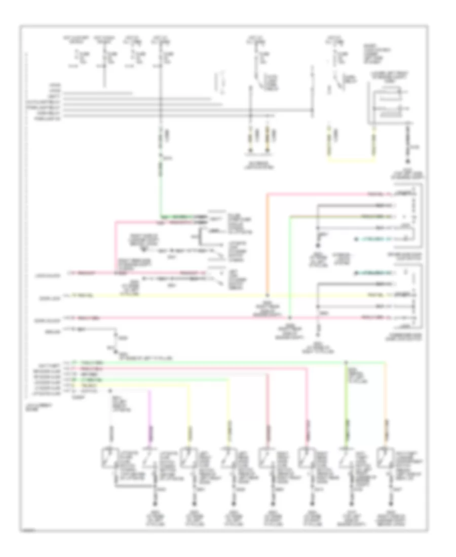 Forced Entry Wiring Diagram for Ford Taurus SE 2004