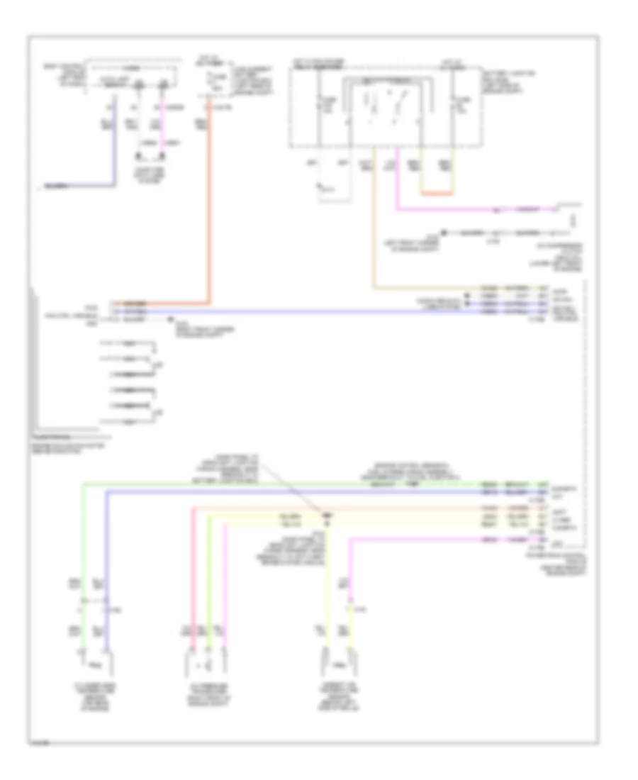 Automatic A C Wiring Diagram 3 of 3 for Ford Explorer XLT 2011