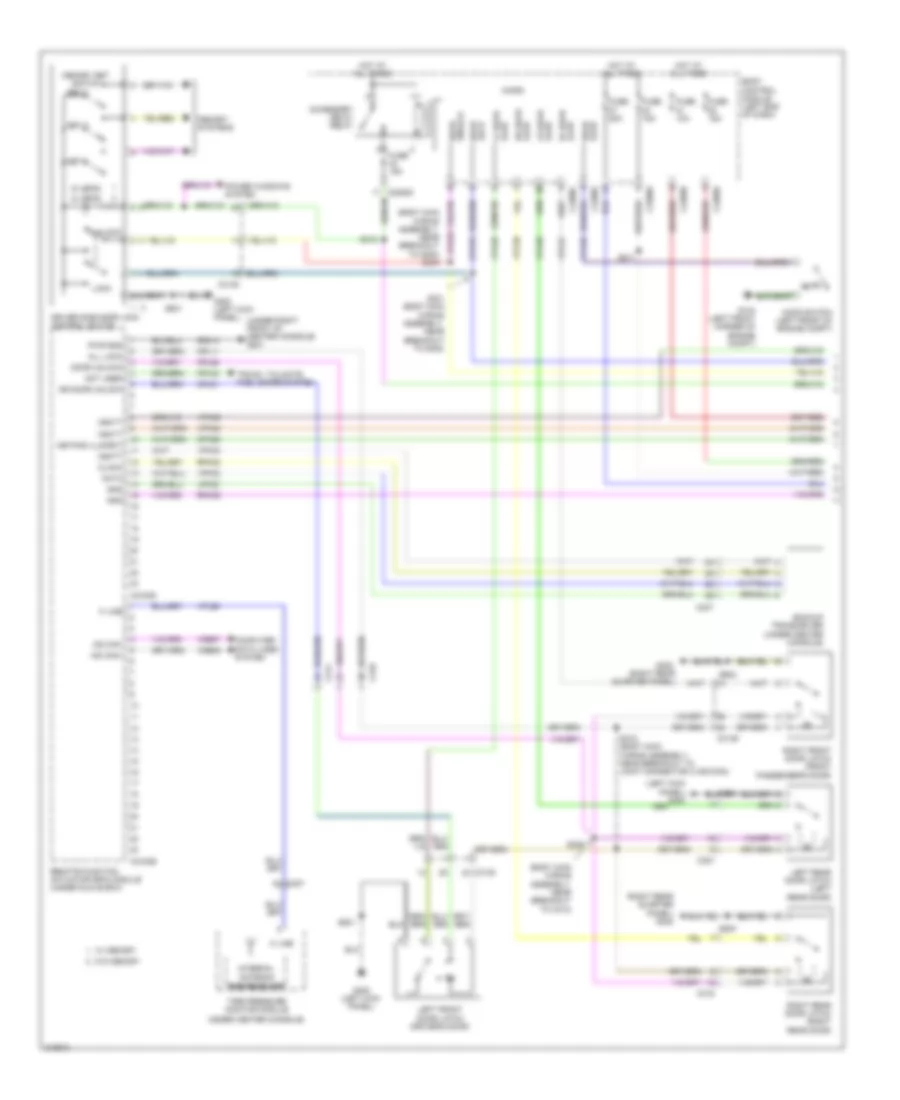 Forced Entry Wiring Diagram with Intelligent Access 1 of 2 for Ford Explorer XLT 2011