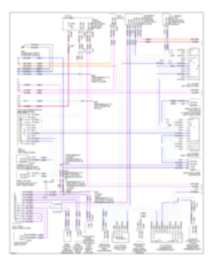 Computer Data Lines Wiring Diagram 1 of 2 for Ford Explorer XLT 2011