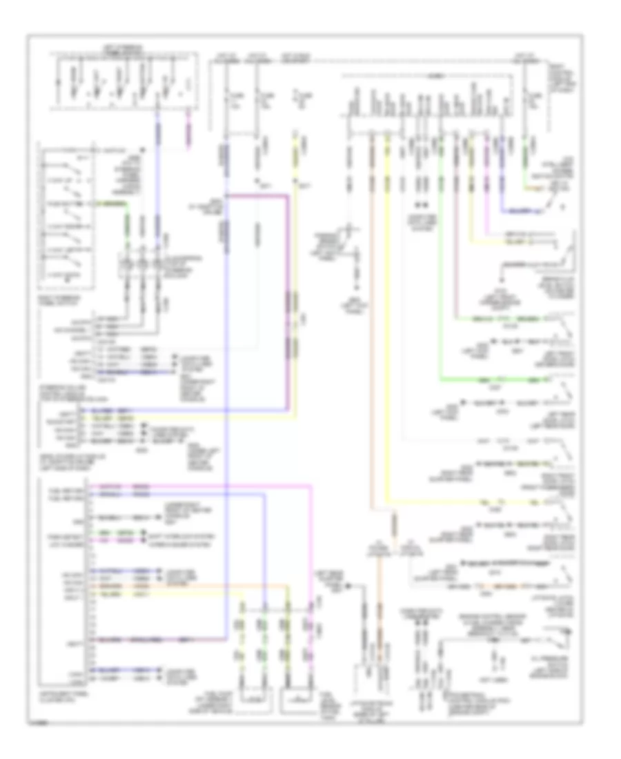 Instrument Cluster Wiring Diagram for Ford Explorer XLT 2011