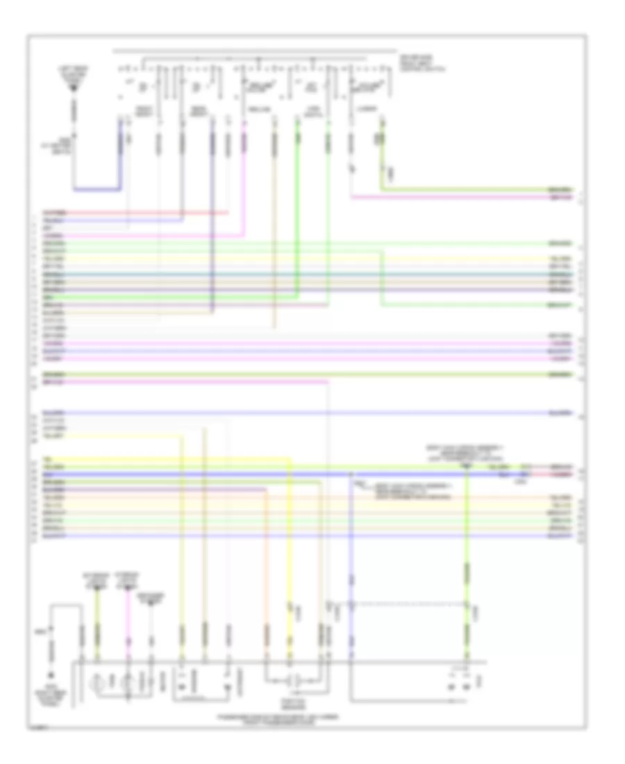 Memory Systems Wiring Diagram 2 of 3 for Ford Explorer XLT 2011