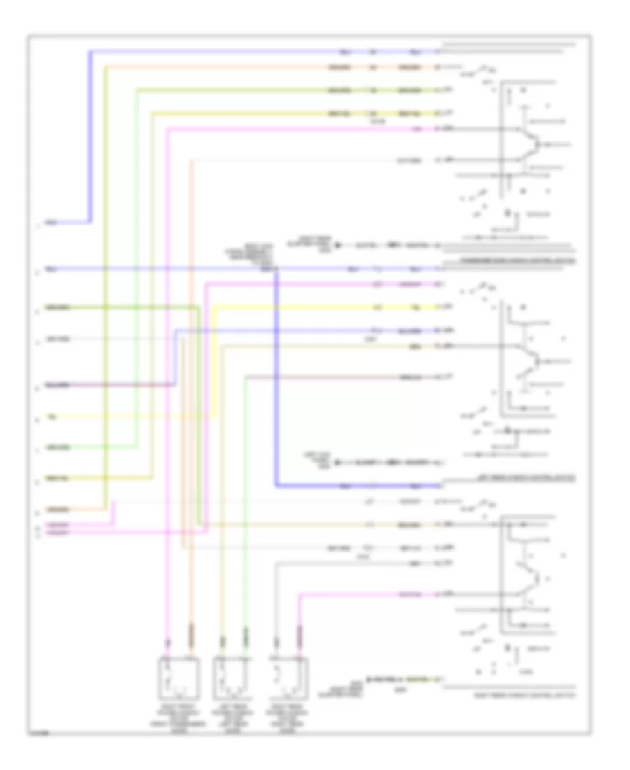 Power Windows Wiring Diagram Base 2 of 2 for Ford Explorer XLT 2011