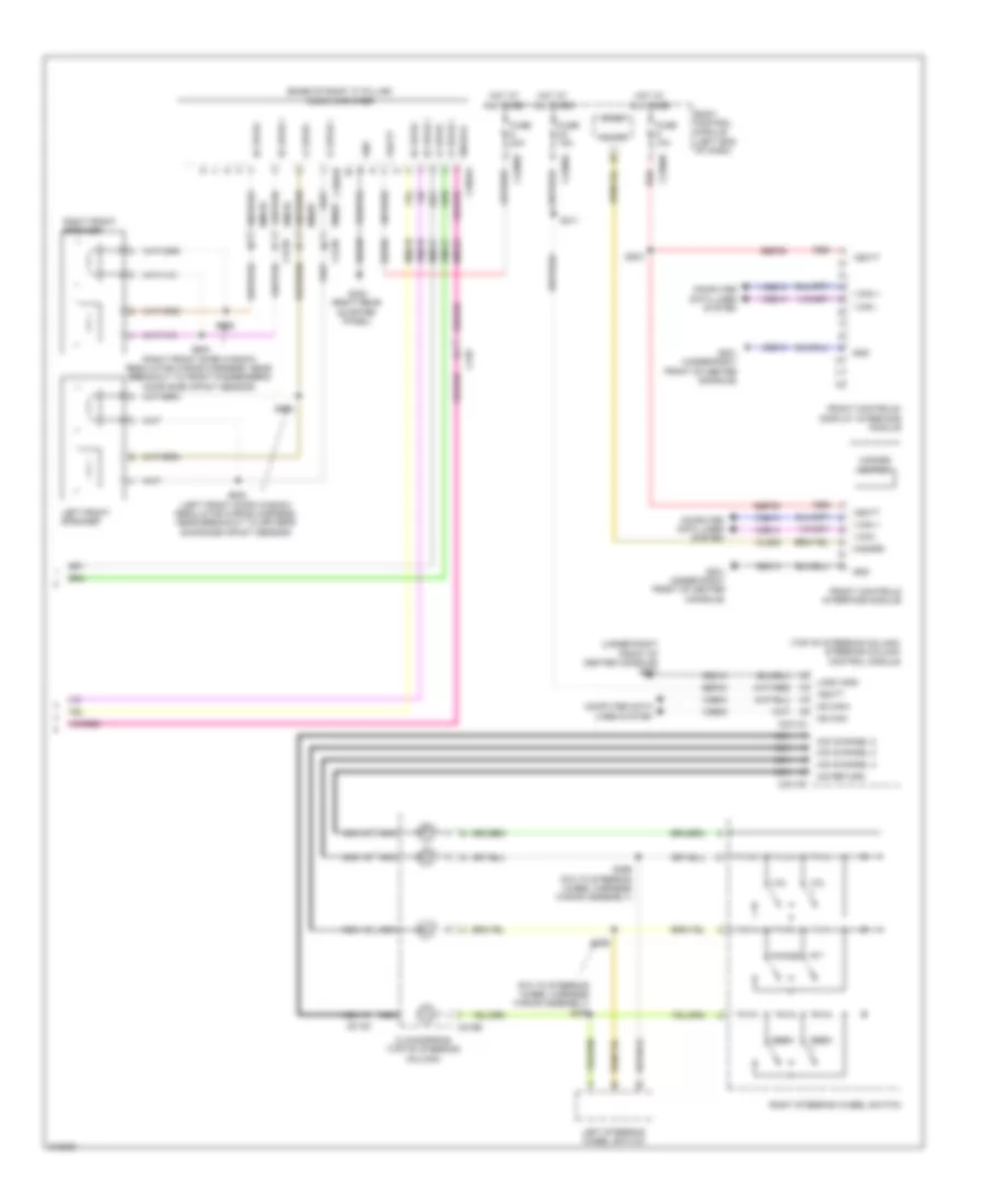 Premium Radio Wiring Diagram 2 of 2 for Ford Explorer XLT 2011