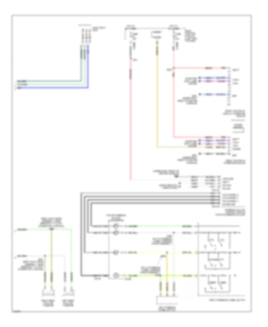 SONY Radio Wiring Diagram 2 of 2 for Ford Explorer XLT 2011