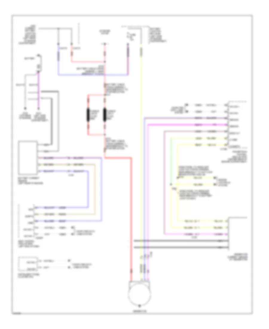 Charging Wiring Diagram for Ford Explorer XLT 2011