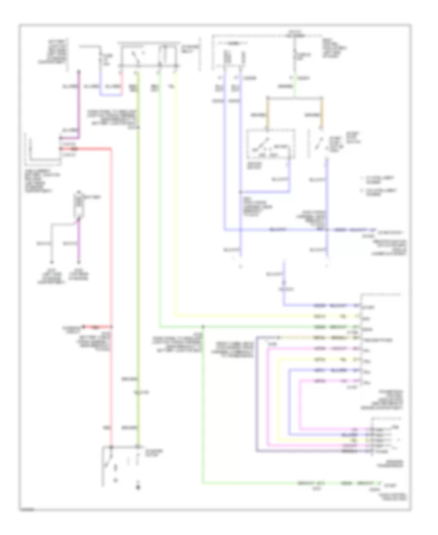 Starting Wiring Diagram for Ford Explorer XLT 2011
