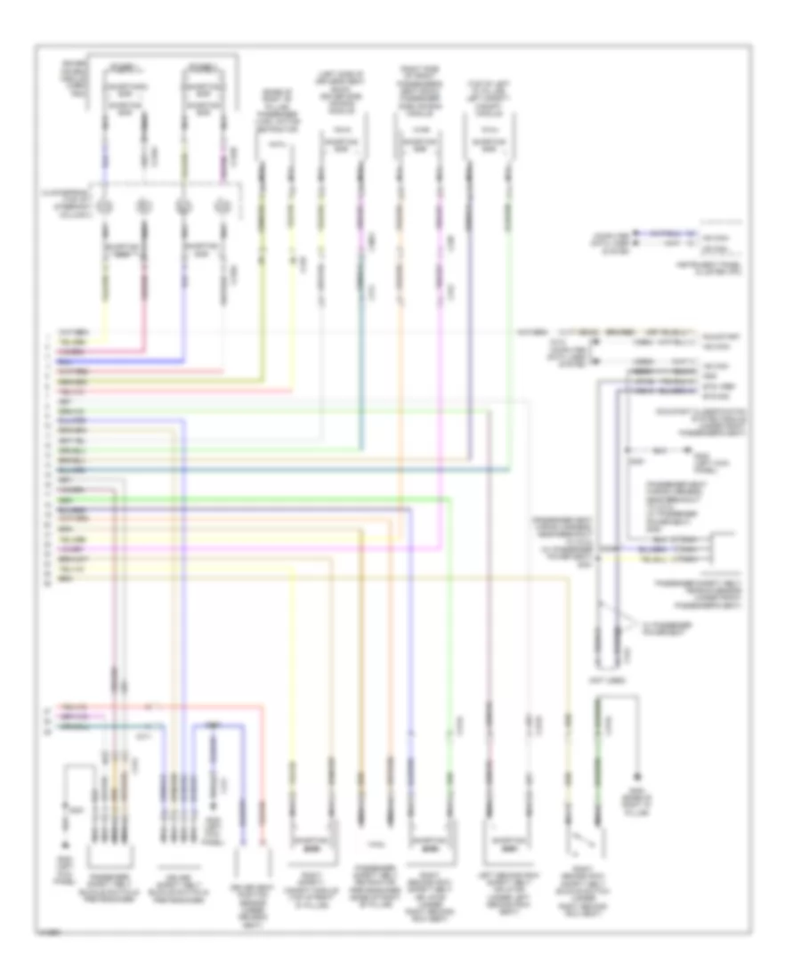 Supplemental Restraints Wiring Diagram 2 of 2 for Ford Explorer XLT 2011