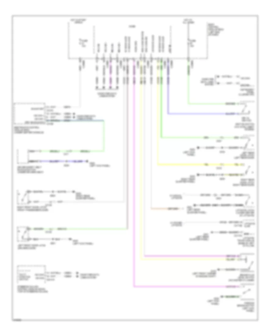 Chime Wiring Diagram for Ford Explorer XLT 2011