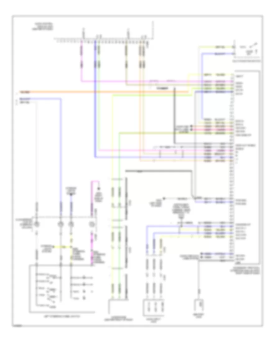 Navigation Wiring Diagram 2 of 2 for Ford Fiesta SEL 2011