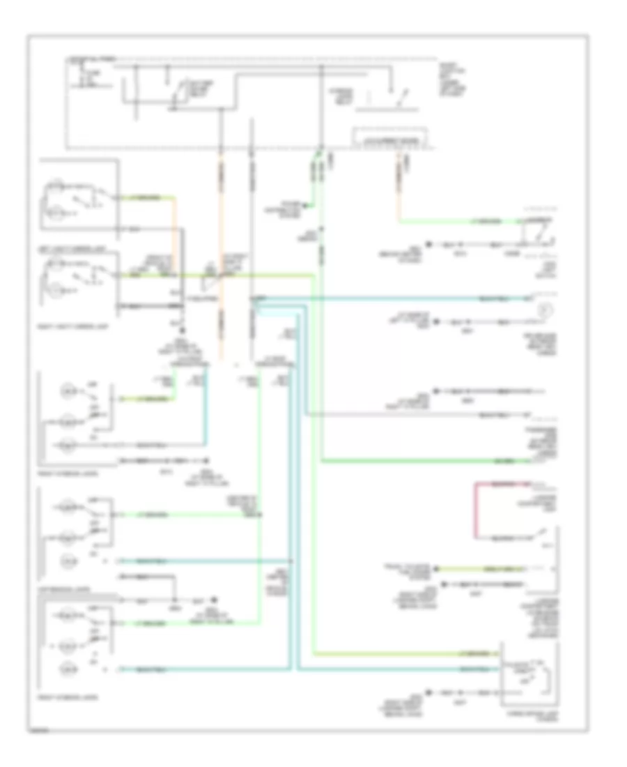 Courtesy Lamps Wiring Diagram for Ford Taurus SE 2005