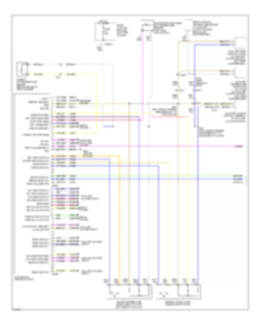 Manual A C Wiring Diagram 1 of 2 for Ford Flex Titanium 2011