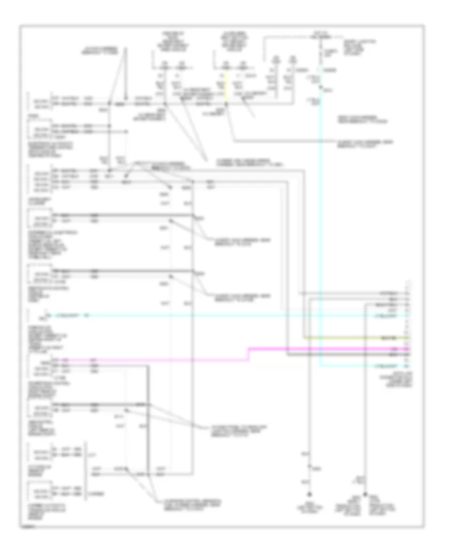 Computer Data Lines Wiring Diagram for Ford Five Hundred SEL 2006