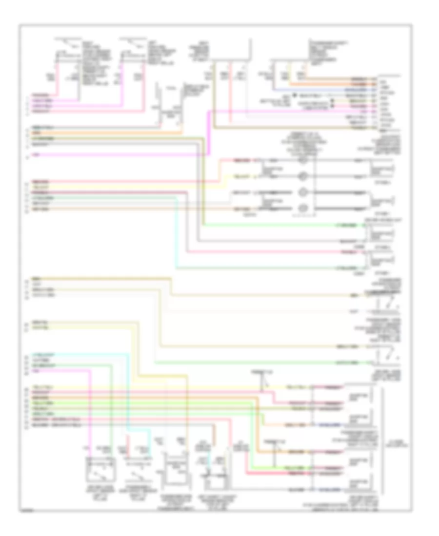 Supplemental Restraints Wiring Diagram Early Production 2 of 2 for Ford Five Hundred SEL 2006