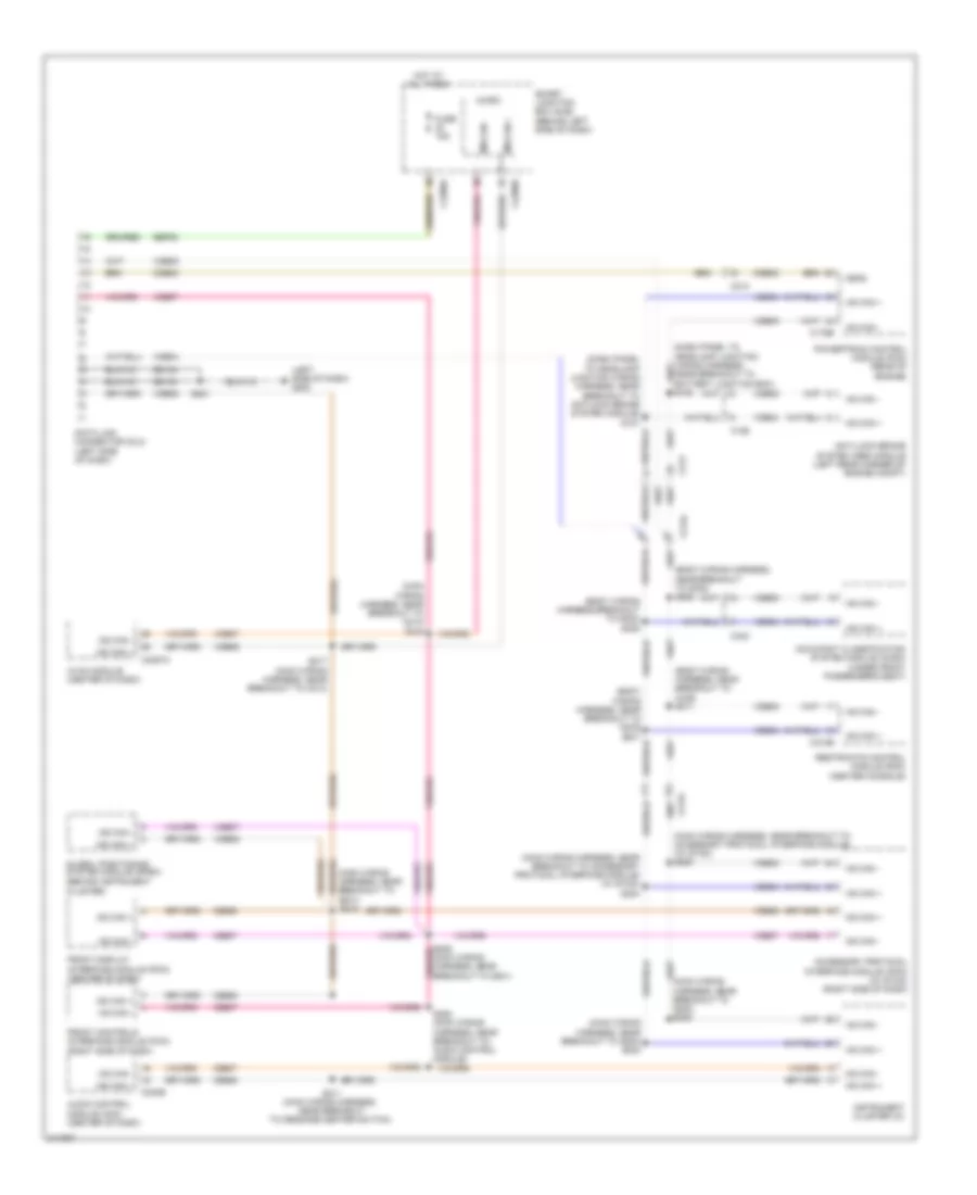 Computer Data Lines Wiring Diagram for Ford Focus SES 2011