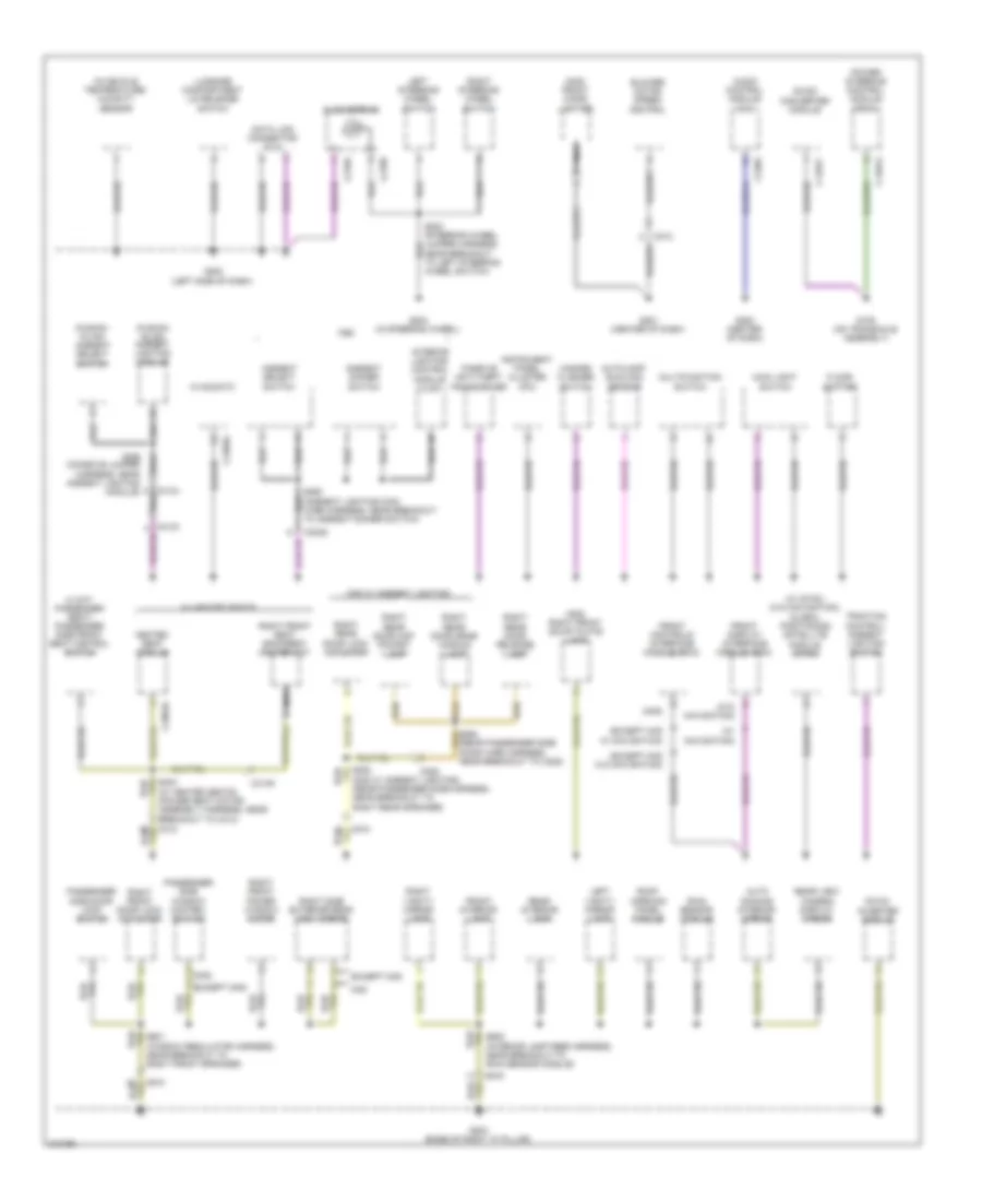 Ground Distribution Wiring Diagram Hybrid 1 of 3 for Ford Fusion Hybrid 2011