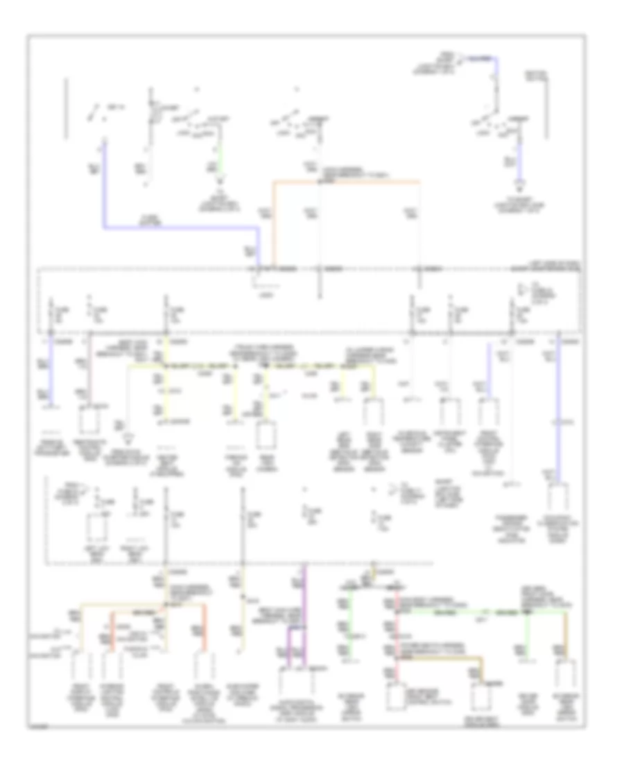 Power Distribution Wiring Diagram Hybrid 3 of 4 for Ford Fusion Hybrid 2011