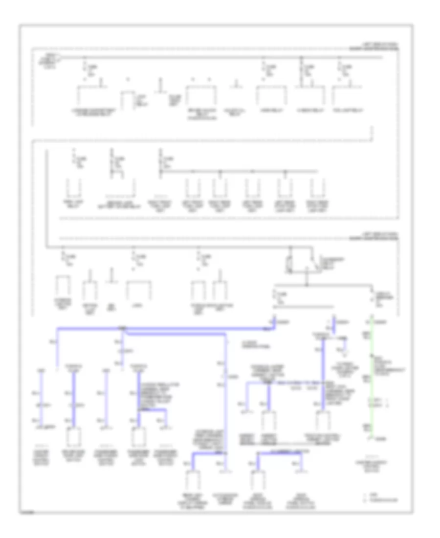Power Distribution Wiring Diagram Hybrid 4 of 4 for Ford Fusion Hybrid 2011