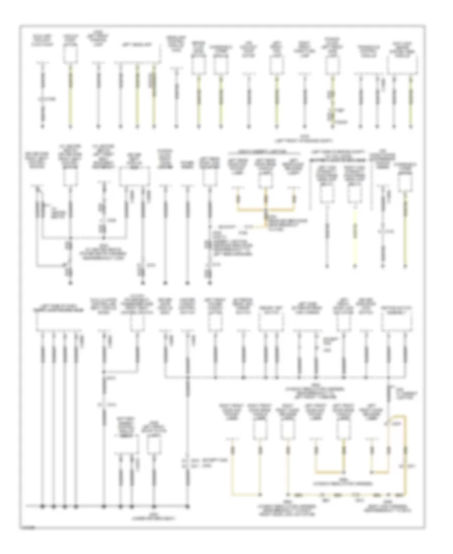 Ground Distribution Wiring Diagram Hybrid 2 of 3 for Ford Fusion S 2011