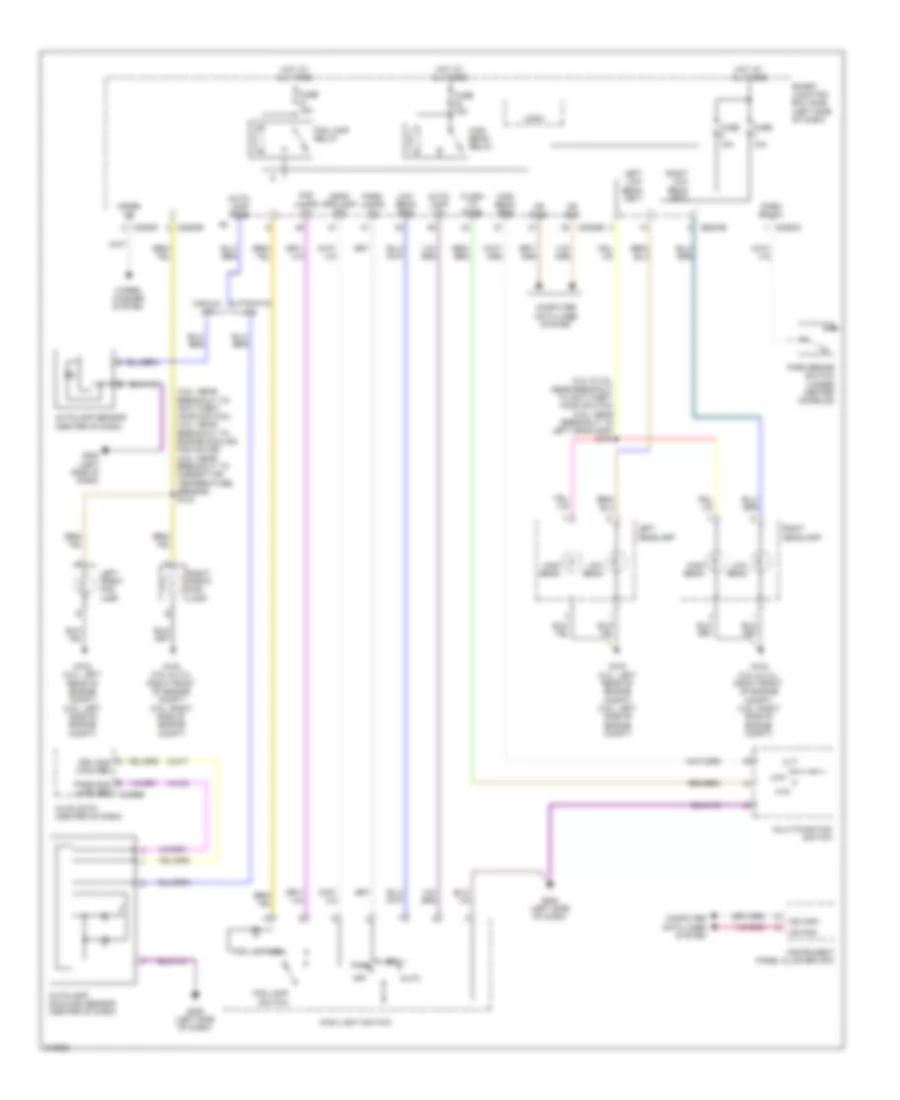 Headlights Wiring Diagram Except Hybrid without High Intensity Gas Discharge Headlights for Ford Fusion SEL 2011
