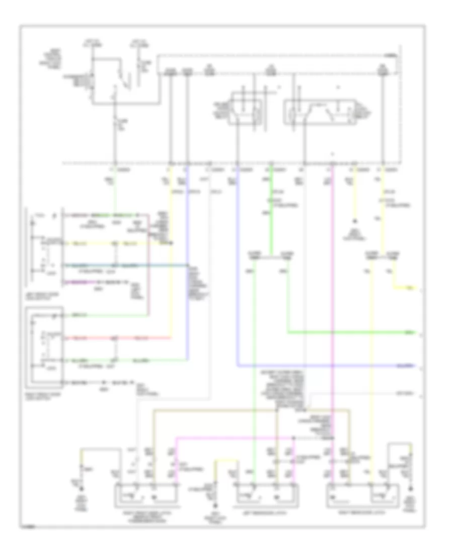 Forced Entry Wiring Diagram 1 of 2 for Ford Pickup F150 2011