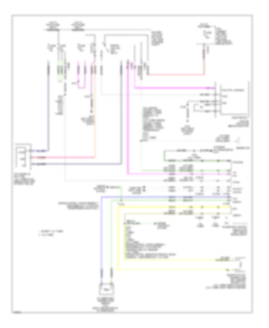 Cooling Fan Wiring Diagram for Ford Escape SE 2014