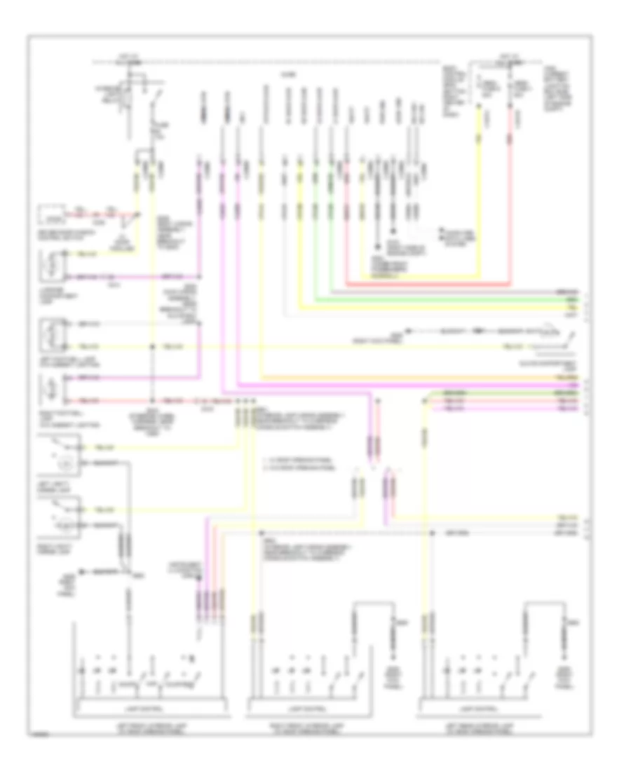 Courtesy Lamps Wiring Diagram 1 of 3 for Ford Escape SE 2014