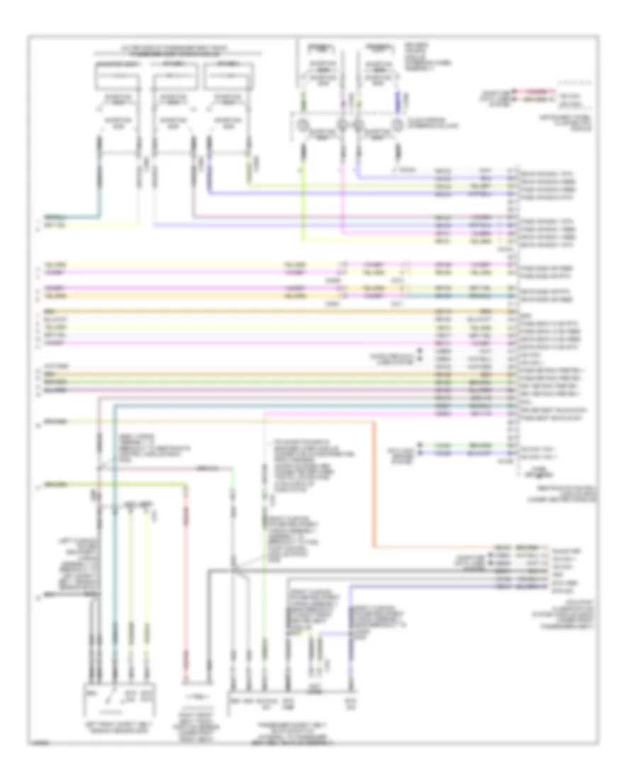 Supplemental Restraints Wiring Diagram 3 of 3 for Ford Escape SE 2014