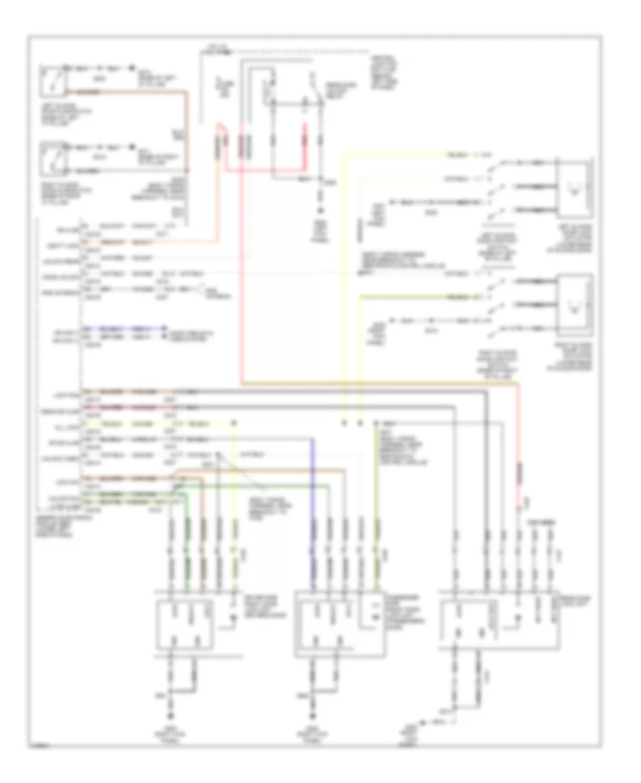 Forced Entry Wiring Diagram for Ford Transit Connect 2011