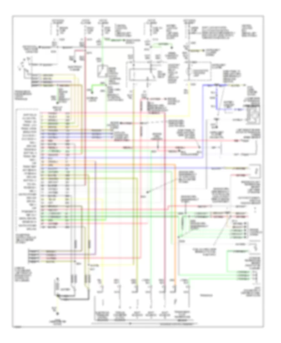 A T Wiring Diagram for Ford Escort 2001