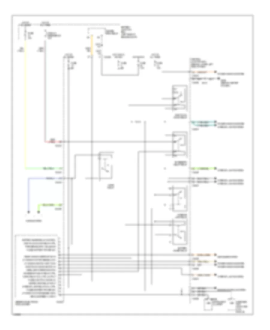 Body Control Modules Wiring Diagram 1 of 2 for Ford Excursion 2001