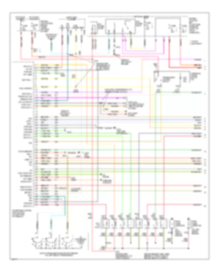 5 4L Engine Performance Wiring Diagram 1 of 4 for Ford Excursion 2001
