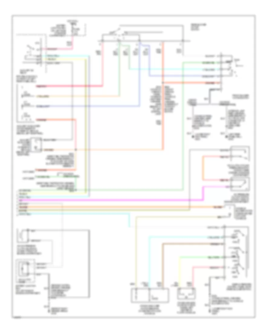 Automatic A C Wiring Diagram 3 of 3 for Ford Expedition 2001